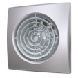AURA 4C Gray metal, Вентилятор накладной AURA D100 обр.клапан Gray metal DICITI