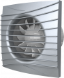 SILENT 4C Gray metal, Вентилятор накладной SILENT D100 обр.клапан Gray metal DICITI