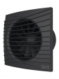 SILENT 5C Matt black, Вентилятор накладной SILENT D125 обр.клапан Matt black DICITI