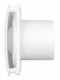 RIO 5C Matt white, Вентилятор накладной RIO D125 обр.клапан Matt white DICITI