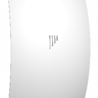 BREEZE 4C Matt white, Вентилятор накладной BREEZE D100 обр.клапан Matt white DICITI