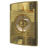 STANDARD 4C Gold Эра, Вентилятор осевой вытяжной с обратным клапаном D 100, декоративный